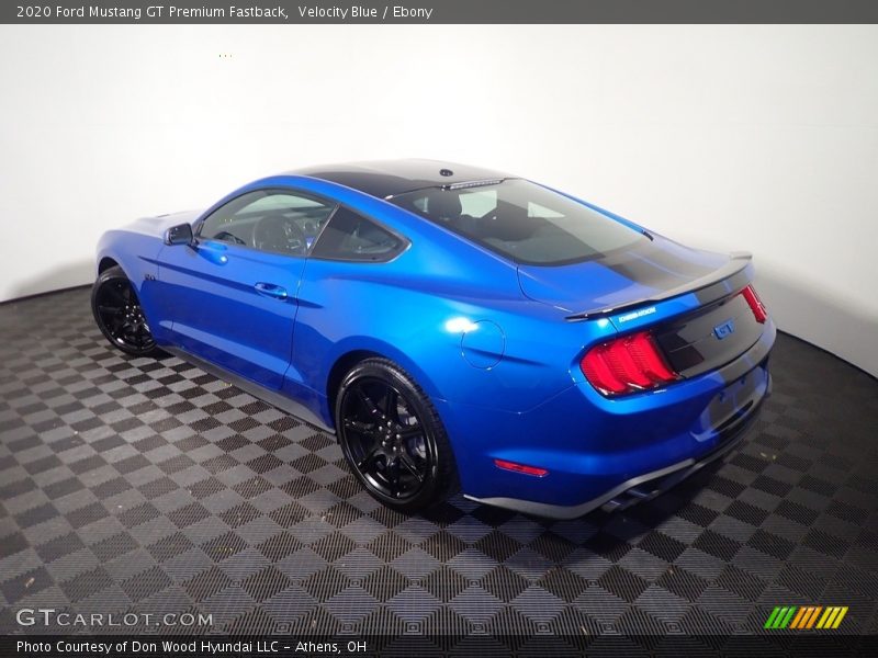 Velocity Blue / Ebony 2020 Ford Mustang GT Premium Fastback