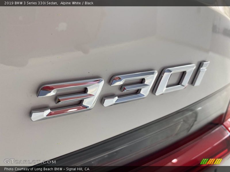 Alpine White / Black 2019 BMW 3 Series 330i Sedan