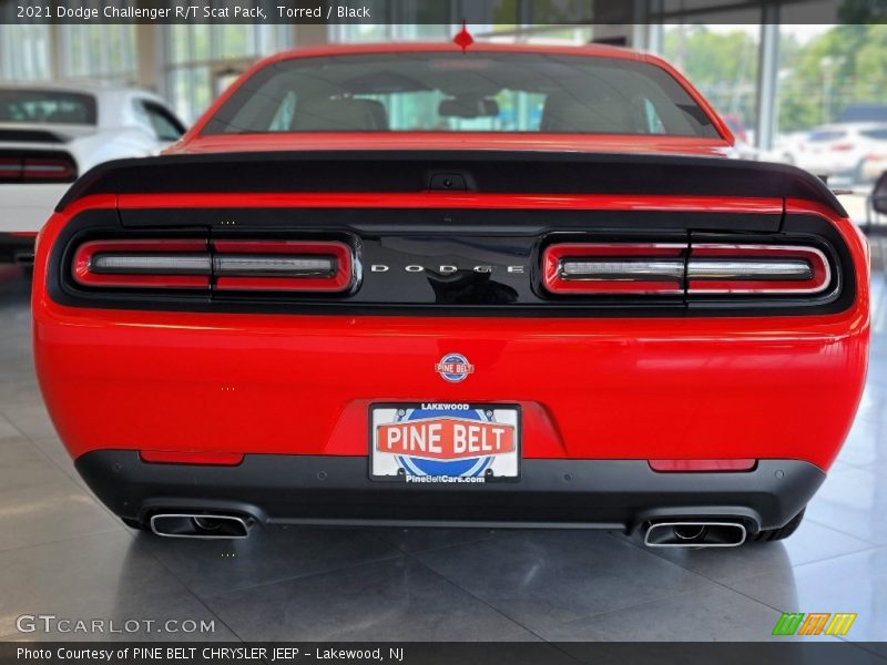 Torred / Black 2021 Dodge Challenger R/T Scat Pack