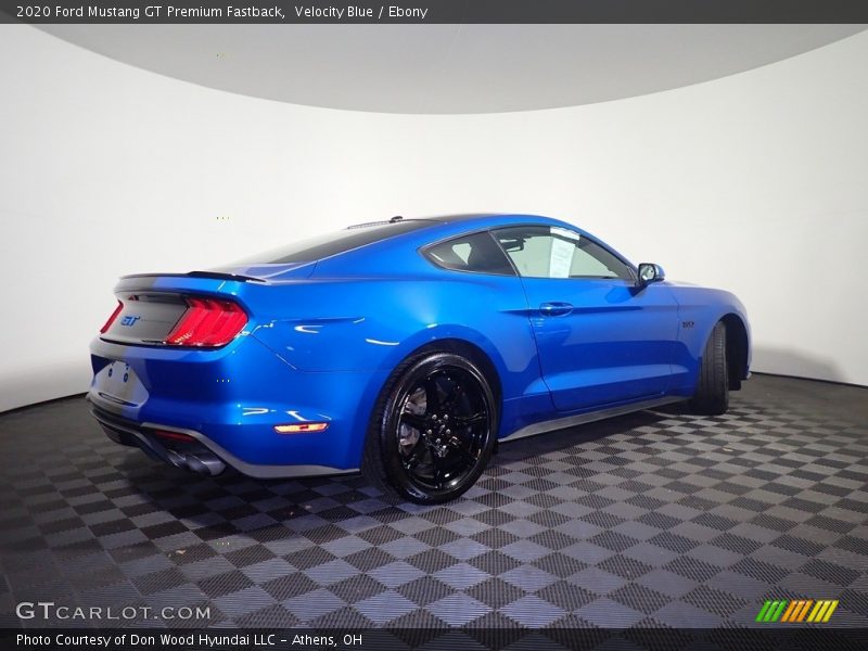 Velocity Blue / Ebony 2020 Ford Mustang GT Premium Fastback
