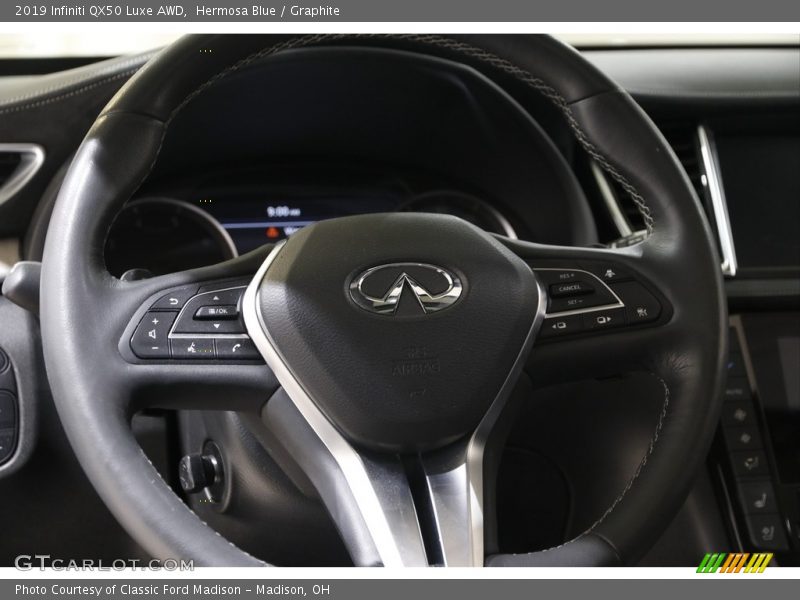  2019 QX50 Luxe AWD Steering Wheel