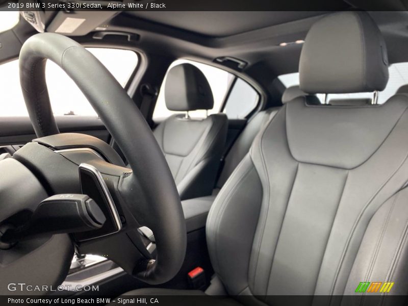 Alpine White / Black 2019 BMW 3 Series 330i Sedan