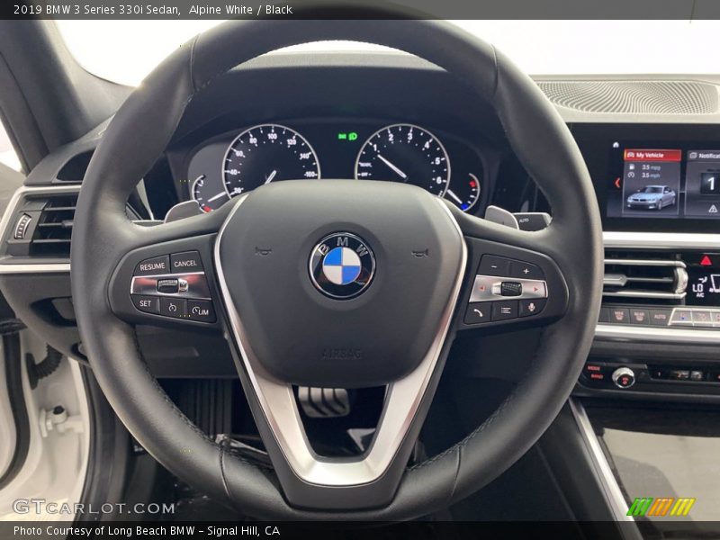 Alpine White / Black 2019 BMW 3 Series 330i Sedan