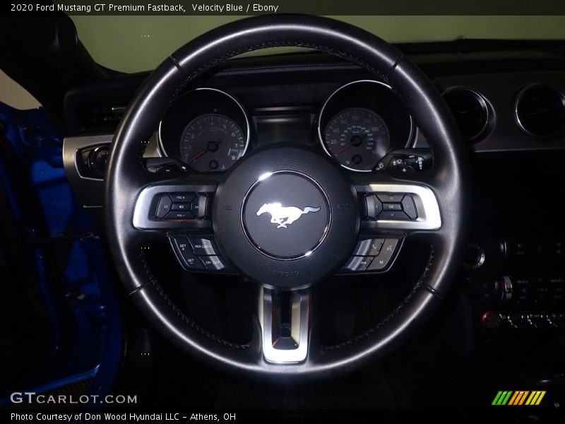 Velocity Blue / Ebony 2020 Ford Mustang GT Premium Fastback