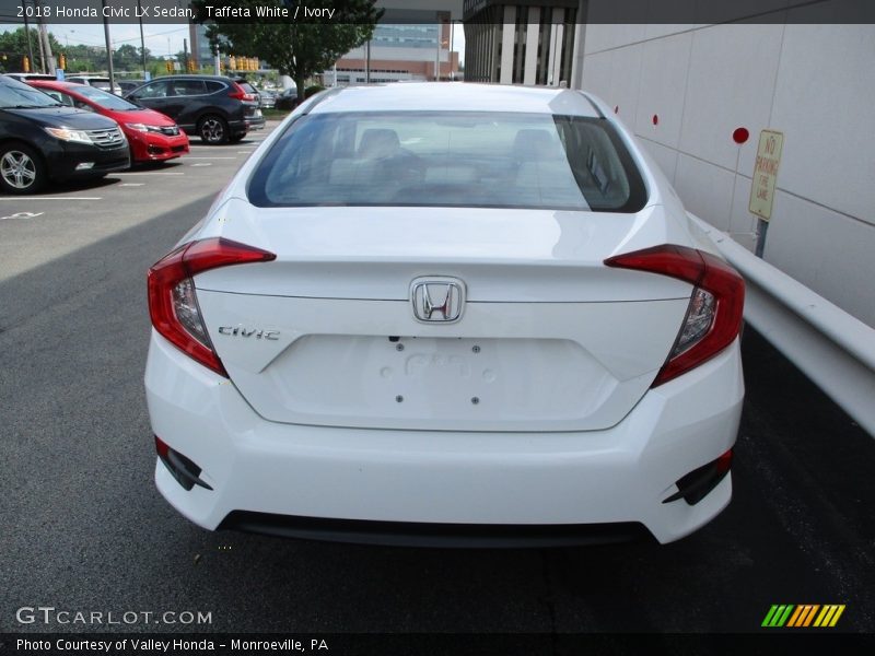 Taffeta White / Ivory 2018 Honda Civic LX Sedan