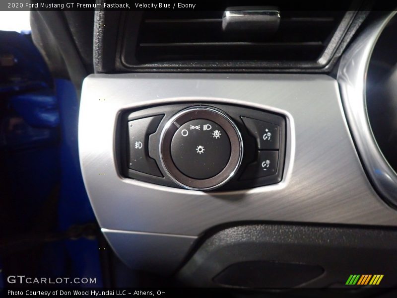 Velocity Blue / Ebony 2020 Ford Mustang GT Premium Fastback
