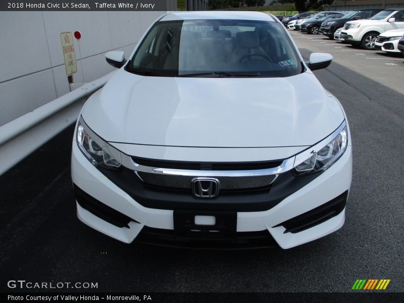Taffeta White / Ivory 2018 Honda Civic LX Sedan