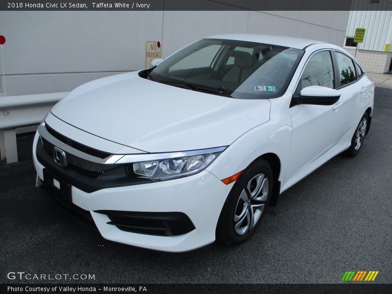 Taffeta White / Ivory 2018 Honda Civic LX Sedan
