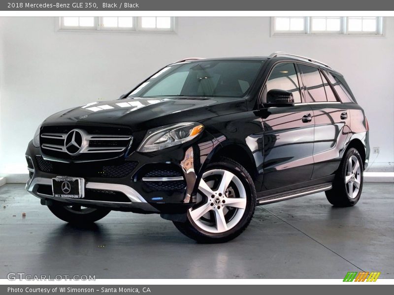 Black / Black 2018 Mercedes-Benz GLE 350