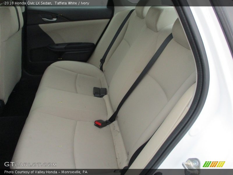 Taffeta White / Ivory 2018 Honda Civic LX Sedan