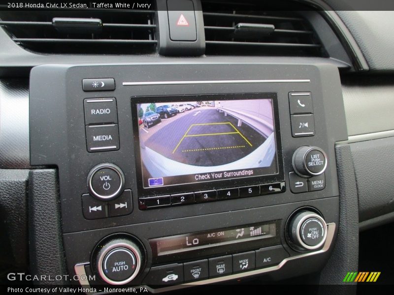 Taffeta White / Ivory 2018 Honda Civic LX Sedan