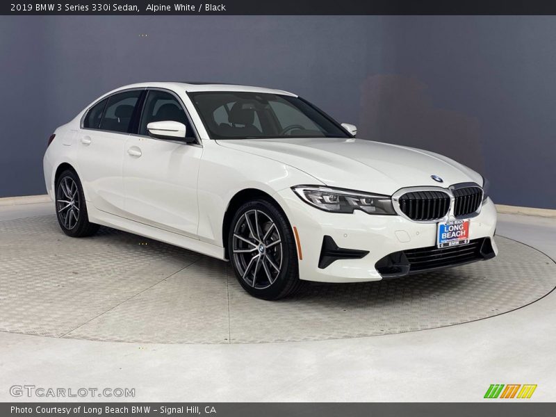 Alpine White / Black 2019 BMW 3 Series 330i Sedan