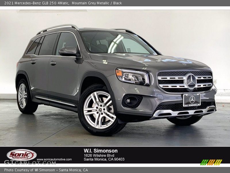 Mountain Grey Metallic / Black 2021 Mercedes-Benz GLB 250 4Matic