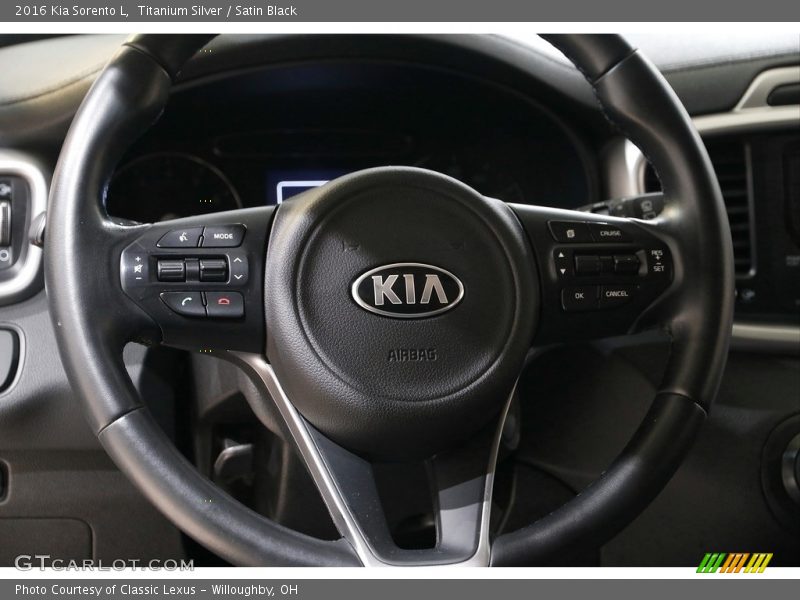 Titanium Silver / Satin Black 2016 Kia Sorento L