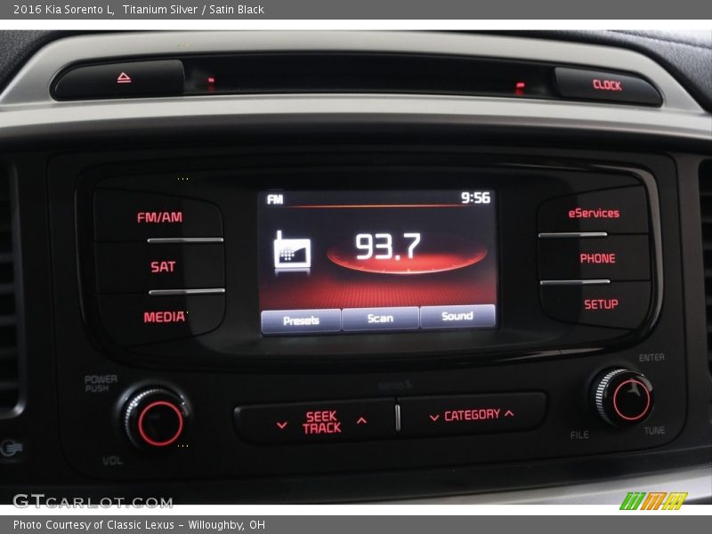 Titanium Silver / Satin Black 2016 Kia Sorento L