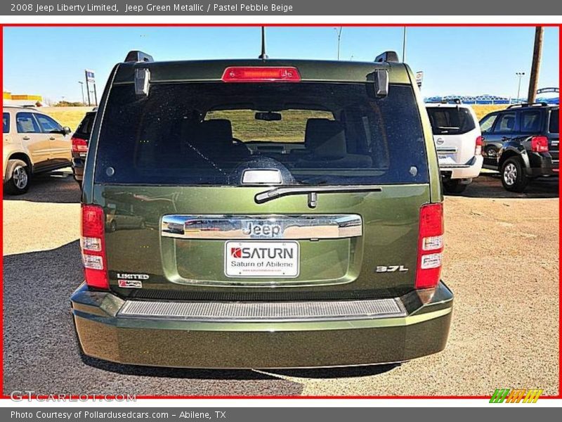 Jeep Green Metallic / Pastel Pebble Beige 2008 Jeep Liberty Limited