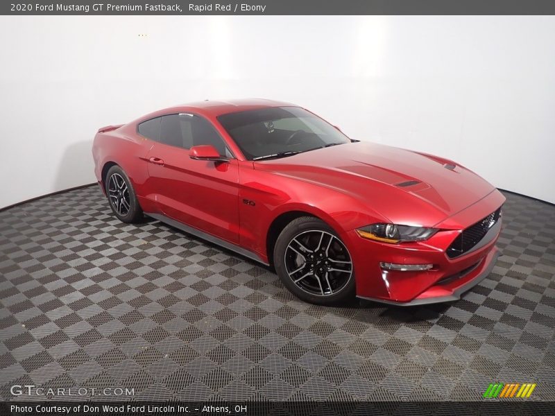 Rapid Red / Ebony 2020 Ford Mustang GT Premium Fastback