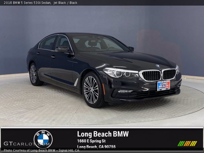 Jet Black / Black 2018 BMW 5 Series 530i Sedan