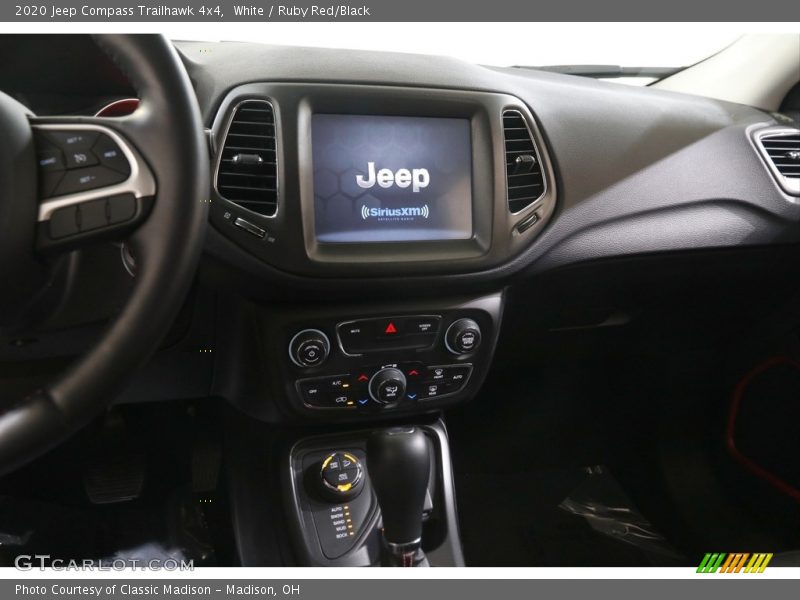 White / Ruby Red/Black 2020 Jeep Compass Trailhawk 4x4