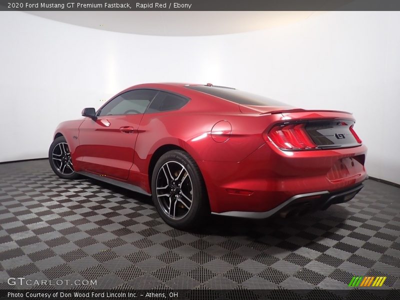 Rapid Red / Ebony 2020 Ford Mustang GT Premium Fastback