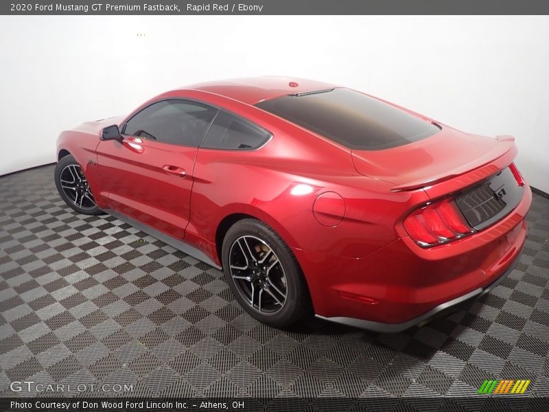 Rapid Red / Ebony 2020 Ford Mustang GT Premium Fastback