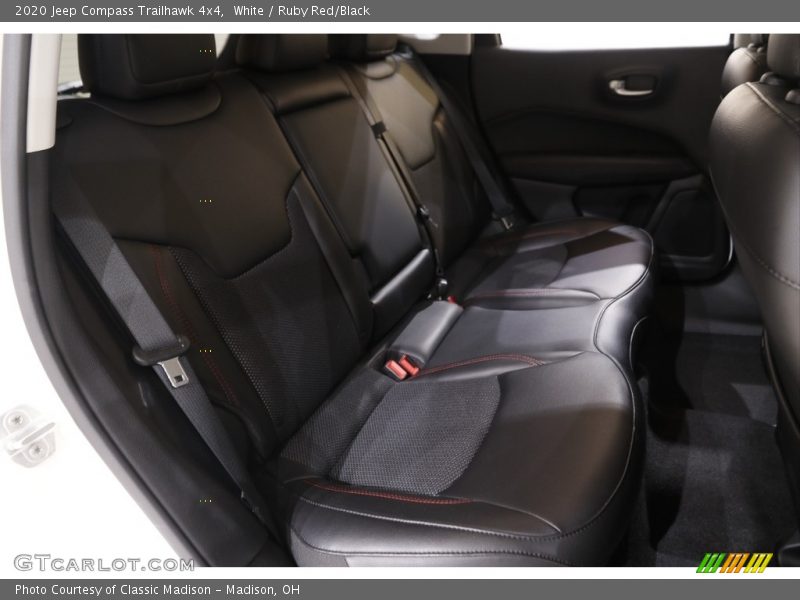 White / Ruby Red/Black 2020 Jeep Compass Trailhawk 4x4