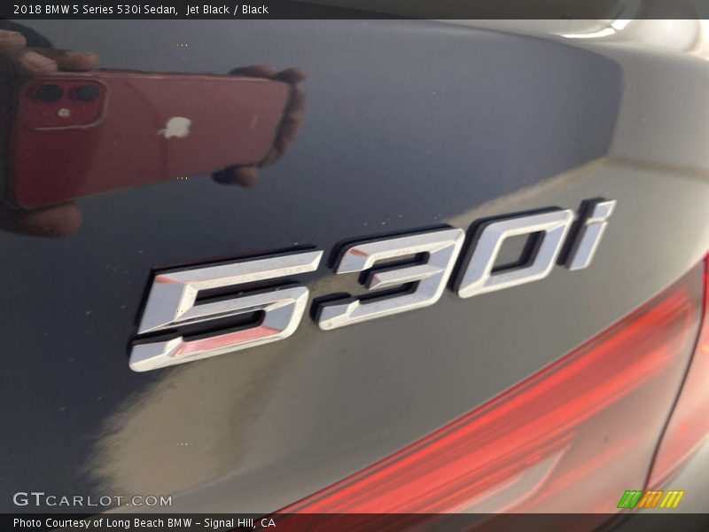 Jet Black / Black 2018 BMW 5 Series 530i Sedan