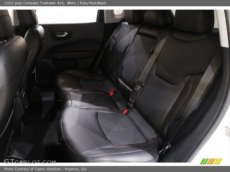 White / Ruby Red/Black 2020 Jeep Compass Trailhawk 4x4