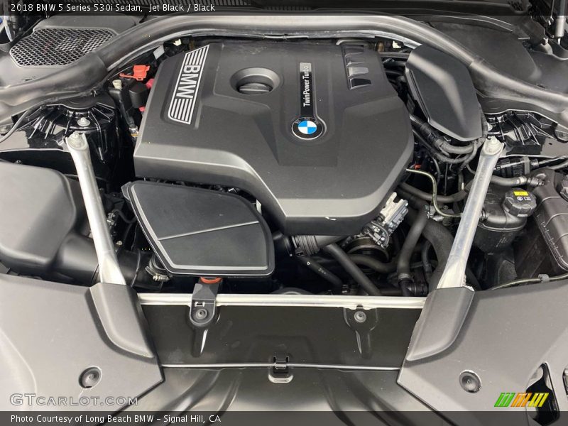Jet Black / Black 2018 BMW 5 Series 530i Sedan