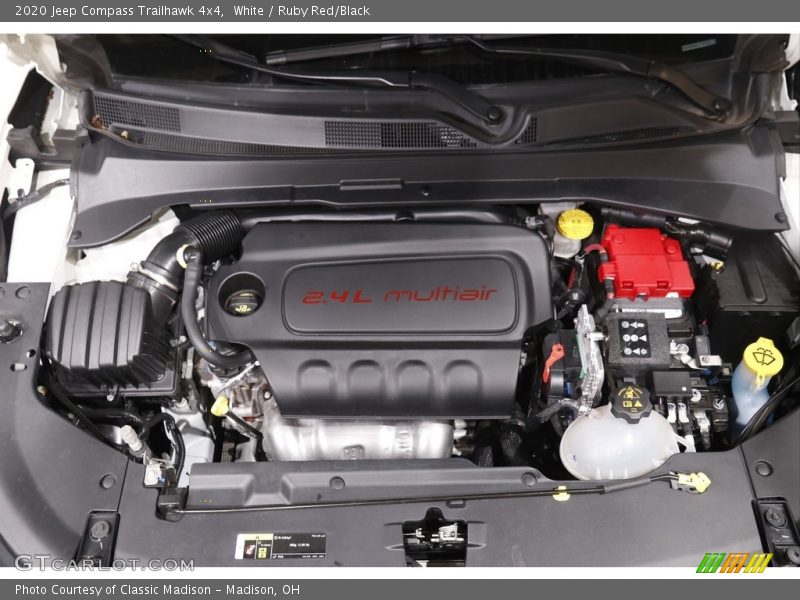 White / Ruby Red/Black 2020 Jeep Compass Trailhawk 4x4