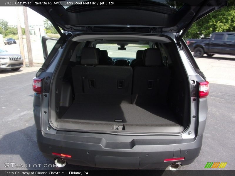 Satin Steel Metallic / Jet Black 2021 Chevrolet Traverse RS AWD