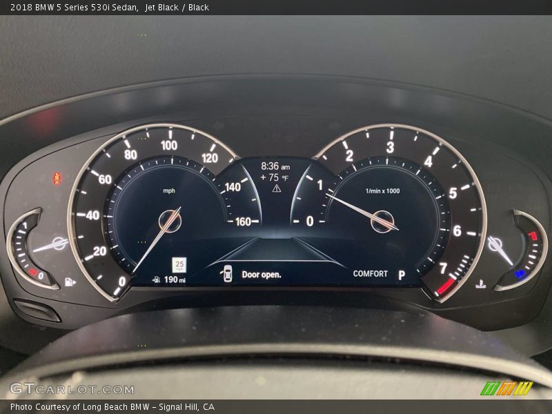 Jet Black / Black 2018 BMW 5 Series 530i Sedan