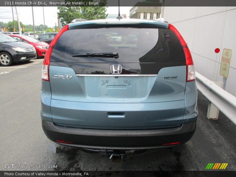 Mountain Air Metallic / Beige 2013 Honda CR-V EX-L