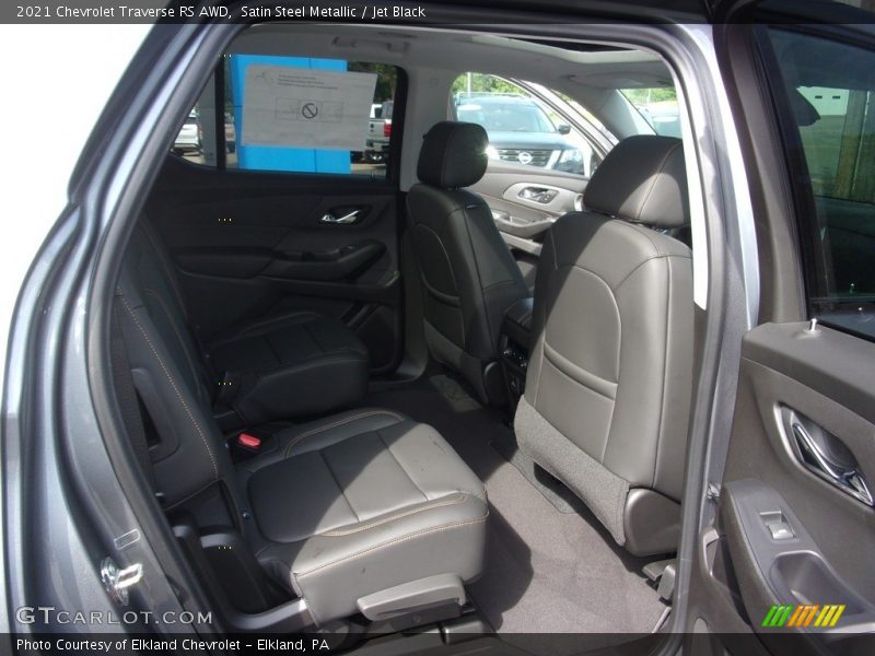 Satin Steel Metallic / Jet Black 2021 Chevrolet Traverse RS AWD
