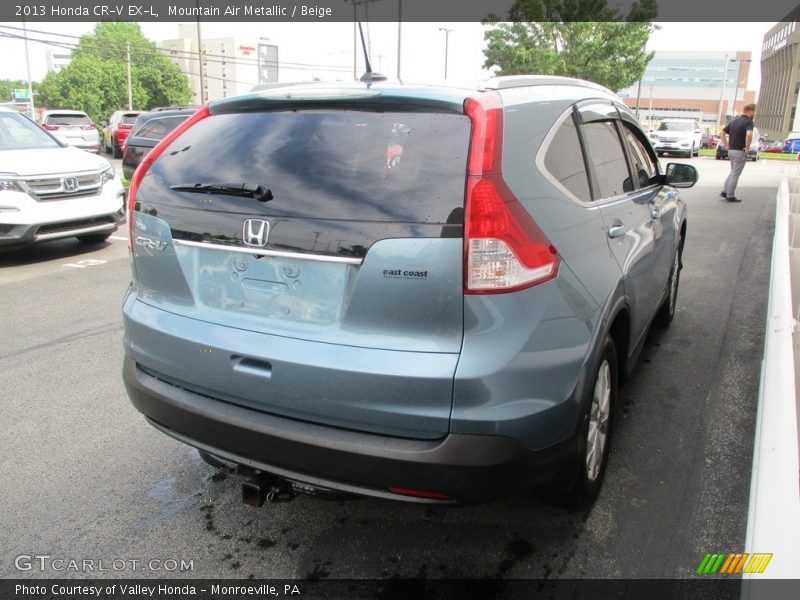 Mountain Air Metallic / Beige 2013 Honda CR-V EX-L