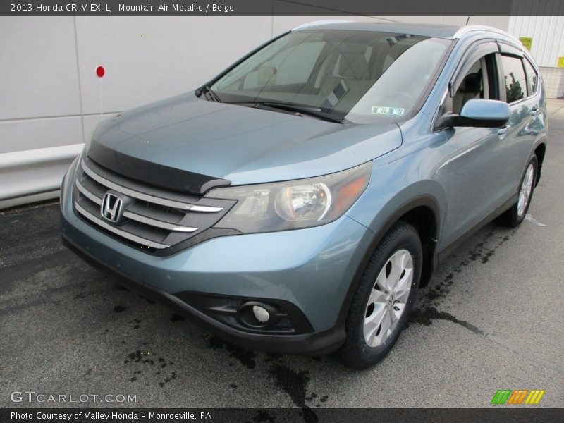 Mountain Air Metallic / Beige 2013 Honda CR-V EX-L