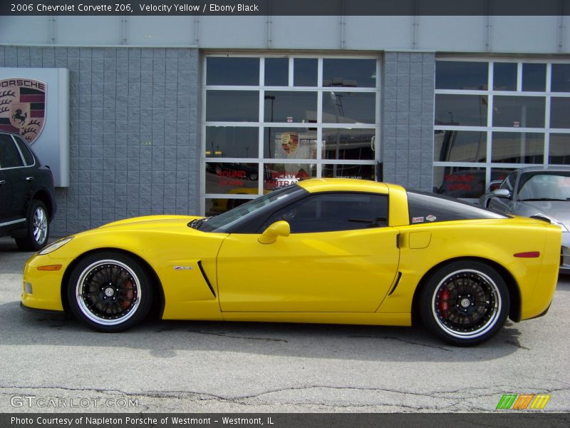 Velocity Yellow / Ebony Black 2006 Chevrolet Corvette Z06
