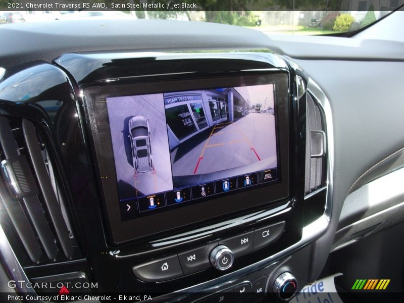 Satin Steel Metallic / Jet Black 2021 Chevrolet Traverse RS AWD