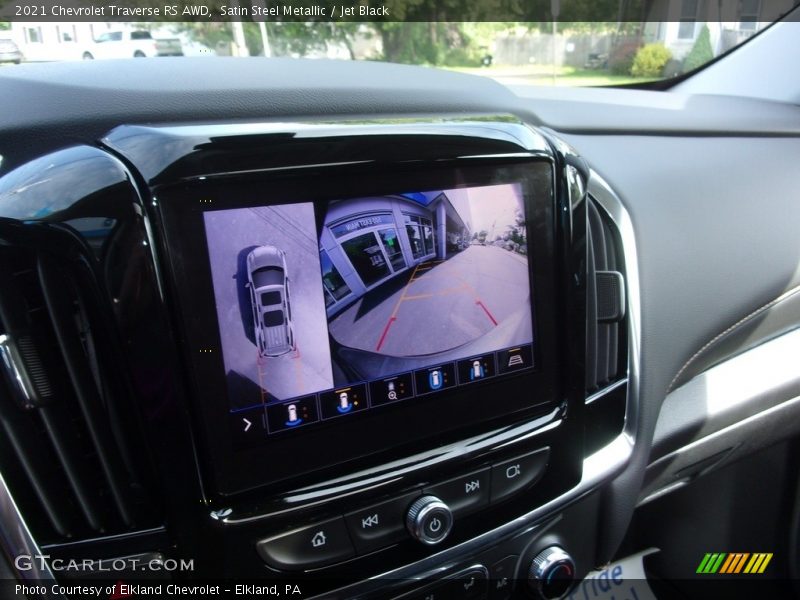 Satin Steel Metallic / Jet Black 2021 Chevrolet Traverse RS AWD