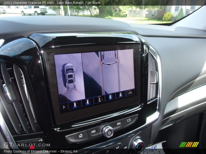 Satin Steel Metallic / Jet Black 2021 Chevrolet Traverse RS AWD