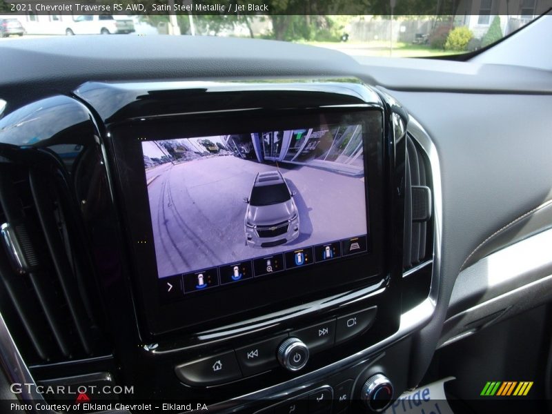 Satin Steel Metallic / Jet Black 2021 Chevrolet Traverse RS AWD
