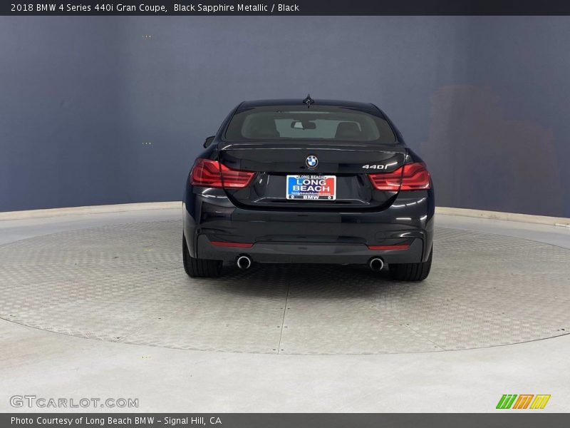 Black Sapphire Metallic / Black 2018 BMW 4 Series 440i Gran Coupe