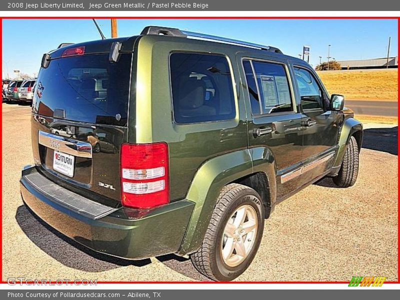 Jeep Green Metallic / Pastel Pebble Beige 2008 Jeep Liberty Limited