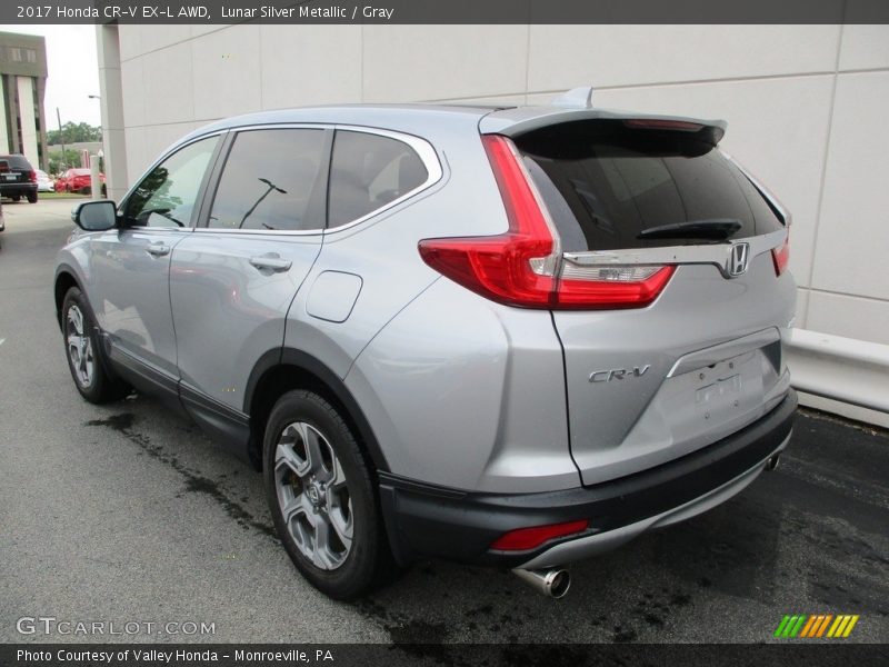 Lunar Silver Metallic / Gray 2017 Honda CR-V EX-L AWD