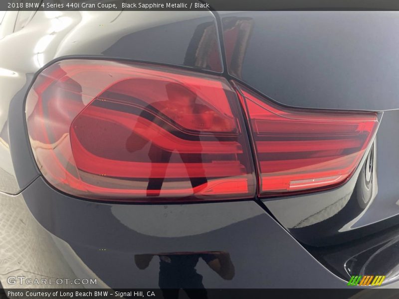 Black Sapphire Metallic / Black 2018 BMW 4 Series 440i Gran Coupe