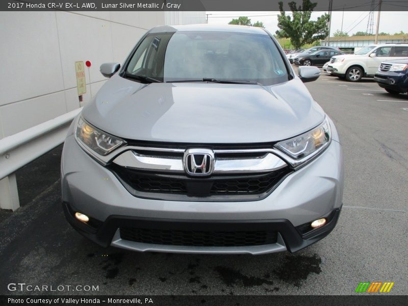Lunar Silver Metallic / Gray 2017 Honda CR-V EX-L AWD