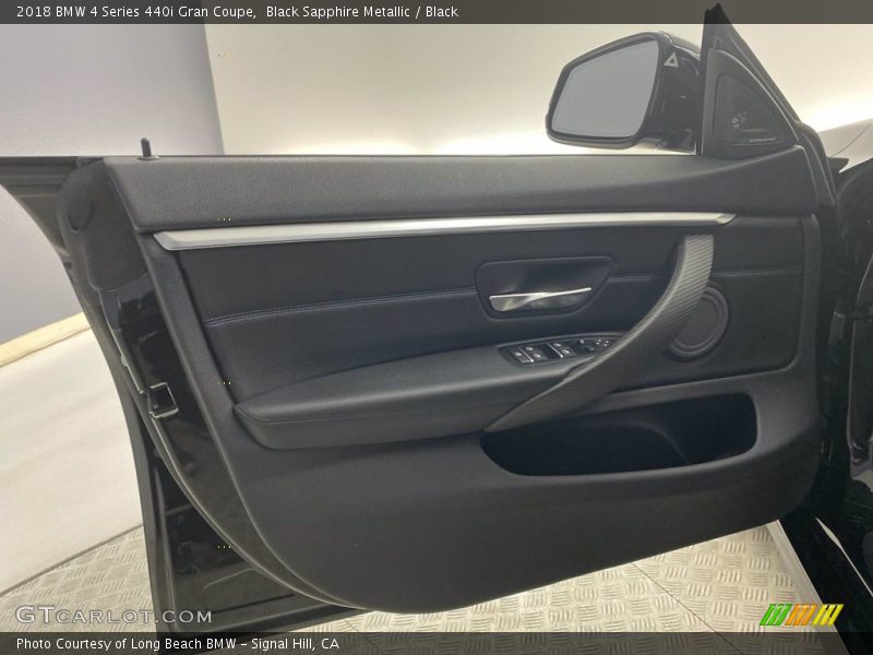 Black Sapphire Metallic / Black 2018 BMW 4 Series 440i Gran Coupe
