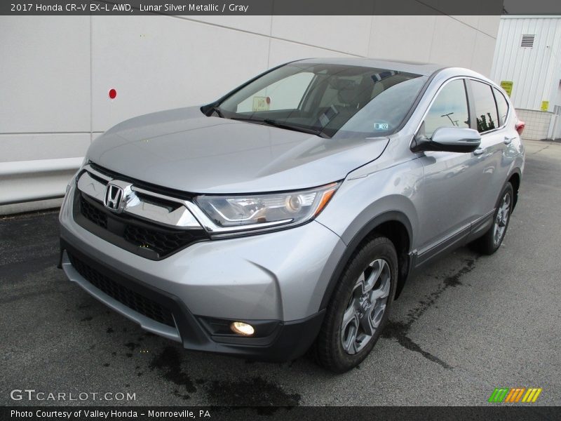 Lunar Silver Metallic / Gray 2017 Honda CR-V EX-L AWD