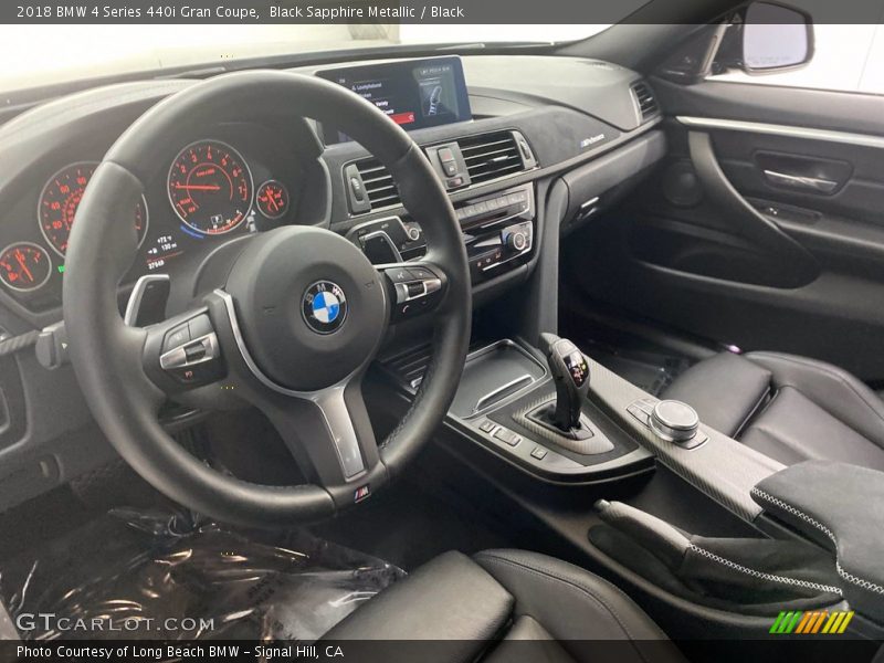 Black Sapphire Metallic / Black 2018 BMW 4 Series 440i Gran Coupe