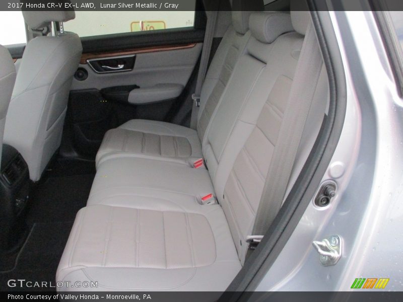 Lunar Silver Metallic / Gray 2017 Honda CR-V EX-L AWD
